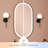 Faysel Transitional Oval Framed Bathroom Wall Mirror-99278859-99278858