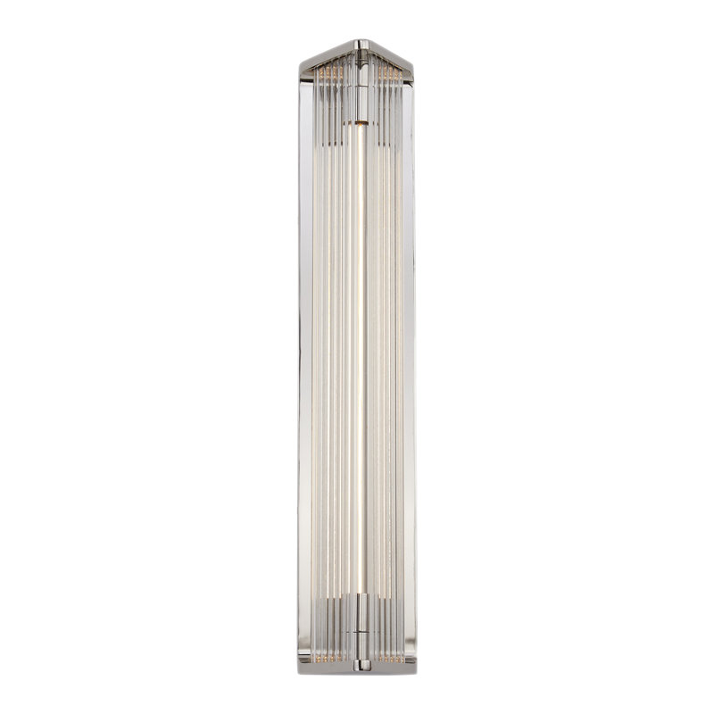 Sabre 1 - Light LED Bath Bar, Polished Nickel