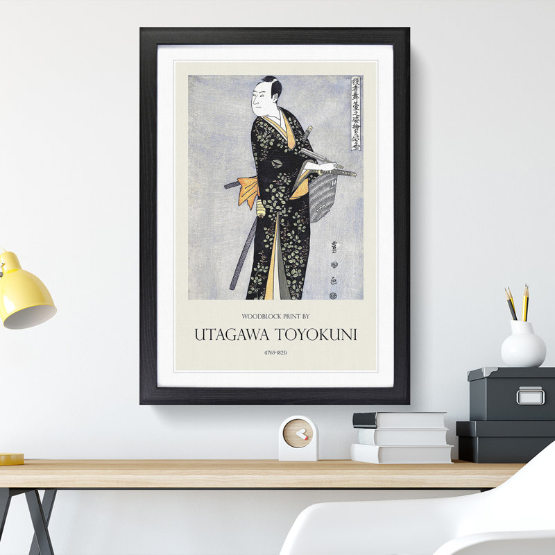Sawamura Sojuro by Utagawa Toyokuni - Picture Frame Graphic Art, 65cm H x 48cm W x 2cm D