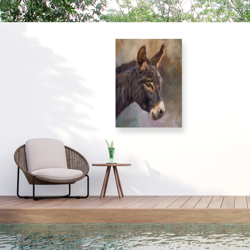 Toile d'extérieur David Stribble Donkey, H 14 po x l 19 po