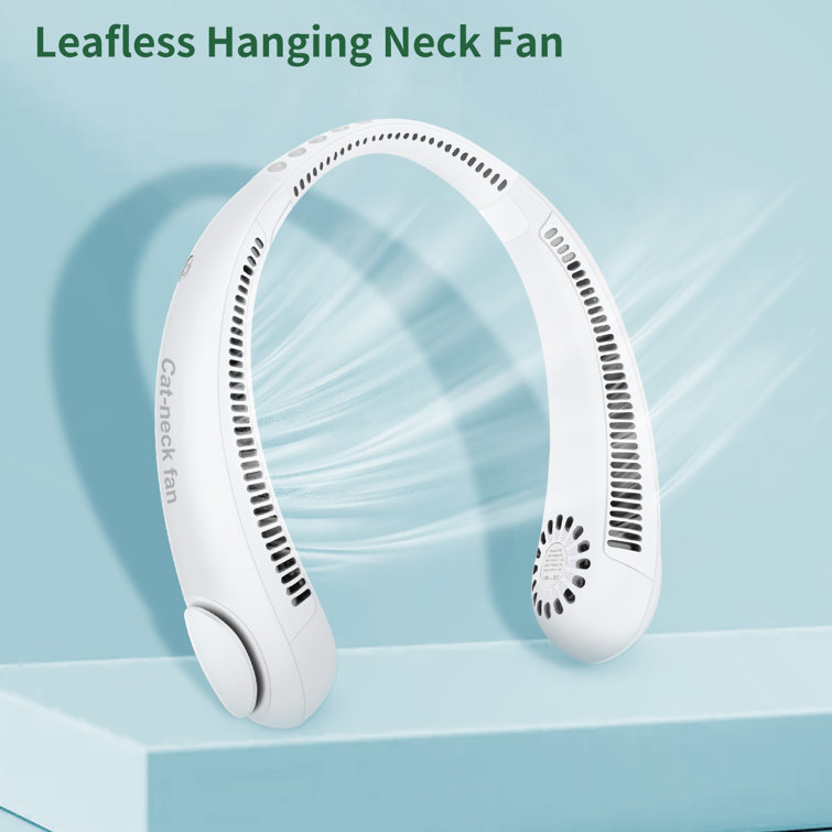 Biyori Portable Hands Free Leafless Hanging Neck Fan & Reviews