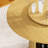 55" Round Dining Table (Natural) Seats 6 - Wooden Dining Table With Double Storage Shelves, Rotating Tray, And Wavy Sliding Door - Suitable For Dining/Living Rooms-2089943572