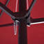 Parasol de patio double 15 pi 15 pi, résistance, facile à utiliser - rouge vin pour cour, terrasse, parasol de piscine très grand, double, cour à auvent