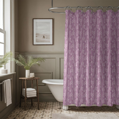 Rideau de douche mauve Elegance - Premium 0123