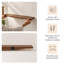 Tablettes murales flottantes en bois Sephine