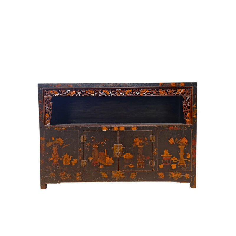 Hand-Painted Display Cabinet