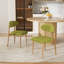 Modern Minimalist Dining Chair With Wood Legs, Mid-Century Accent Chair For Kitchen, Living Room, And Vanity-923903504-923903508-923903595