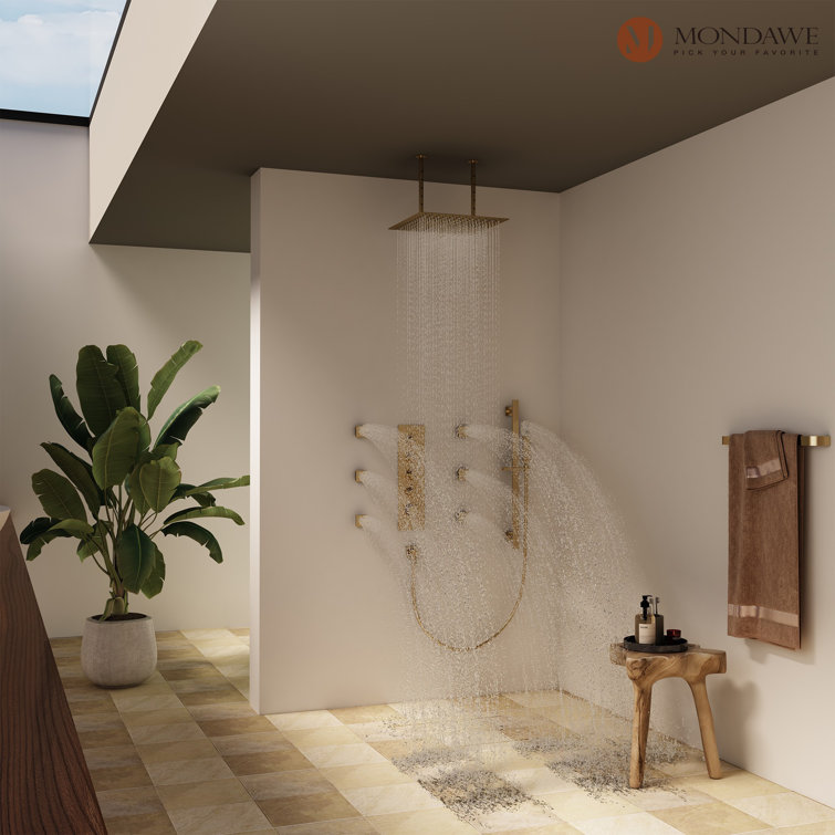 AquaRhapsody Complete Shower System with Rough in-Valve