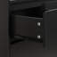 Armoire à chaussures Aiden avec tablettes réglables et pieds en bois massif