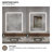 Musci 30 in. W x 36 in. H Rectangular Frameless LED Wall Bathroom Vanity Mirror-1331644600