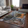 Premium Machine Washable Cerrito AMF503 Orange Rug