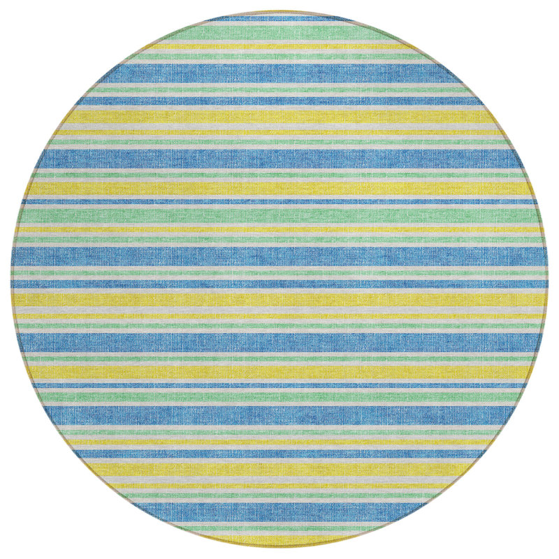 Tapis intérieur rond 8 po