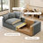 Upholstered Cloud Sofa Loveseat, Modular Sectional Sofa for Living Room, Bedroom-2023621178-2042963976