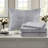 Premium 9-piece Cal King Bedding Set, Ultra-soft Microfiber & Cotton Sheets, Modern Black Design