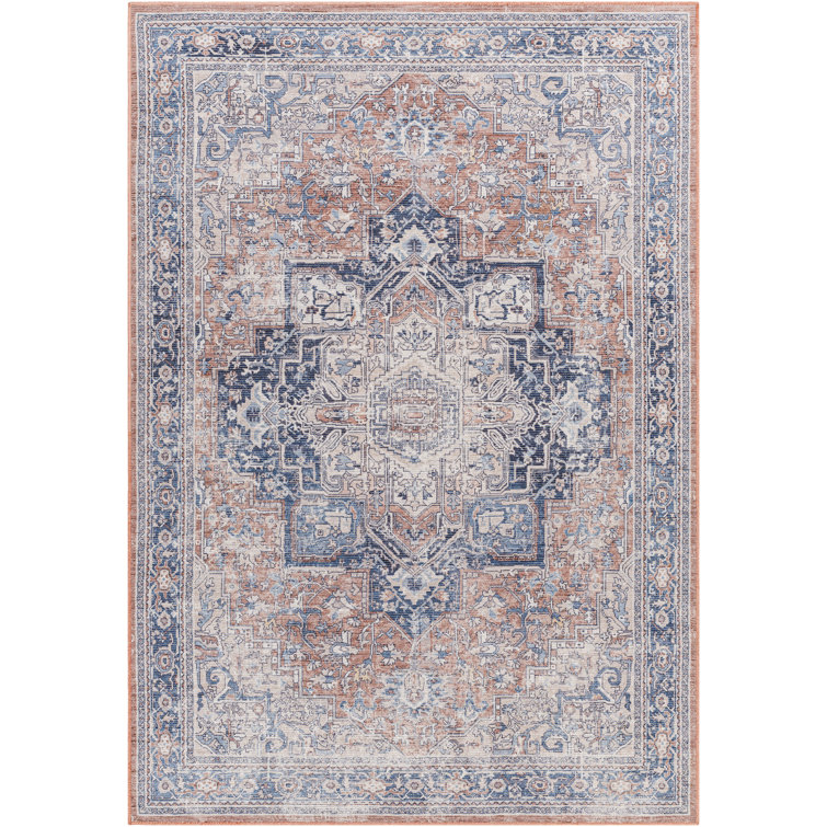 Orhideja Performance Washable Oriental Indoor Rug