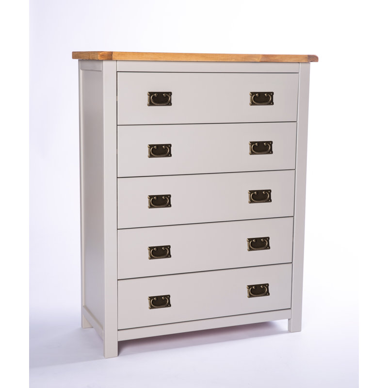 Enright 90cm W 5 - Drawer Chest of Drawers