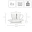 Alyas 36 Piece Bone China Dinnerware Set, Service for 6