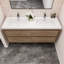 Ensemble de meuble-lavabo double mural 59,5 "Azden-804546650