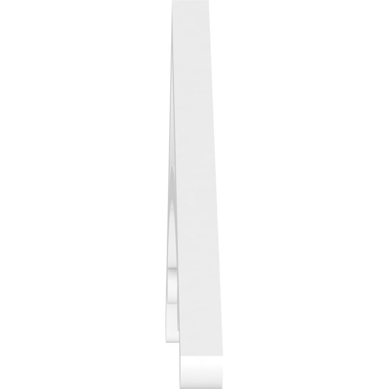 Pignon en PVC de qualité architecturale Legacy, H 9 po x l 36 po x P 1 po, 6 / 12