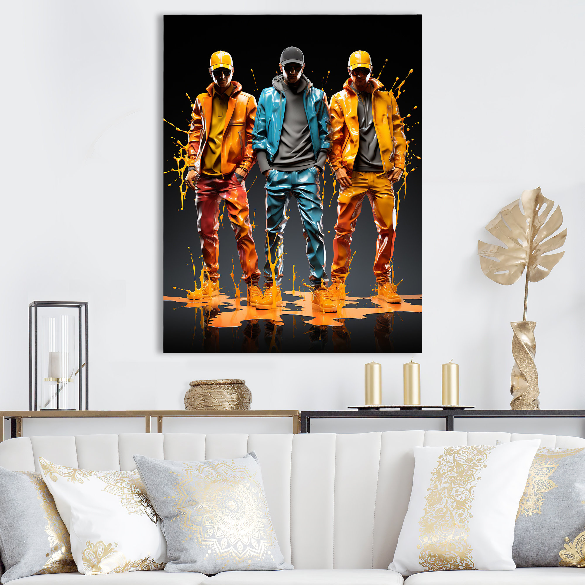 House of Hampton® Urban Rhythms Breakdance Evolution III - Dance Wall ...