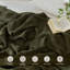 Jeté 100% coton 4 couches avec frange MooMee Airy-115808093-115808096
