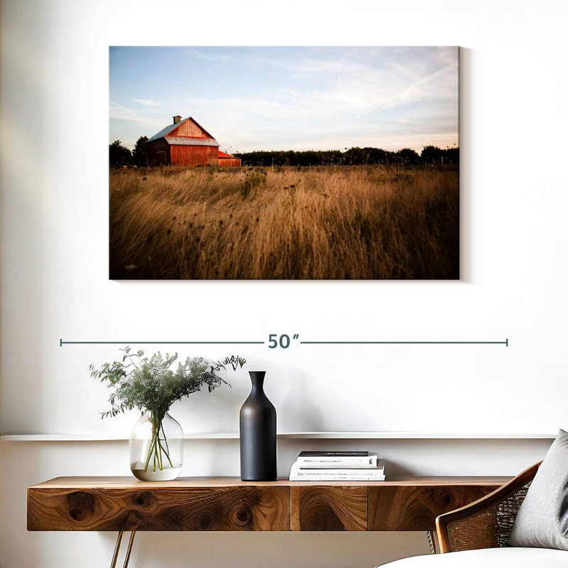 Paisible campagne paisible, H 26 po x l 39 po