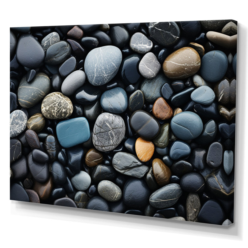 Motif de Rocky Beach IV sur toile, Toile tendue, 34" H x 44" W