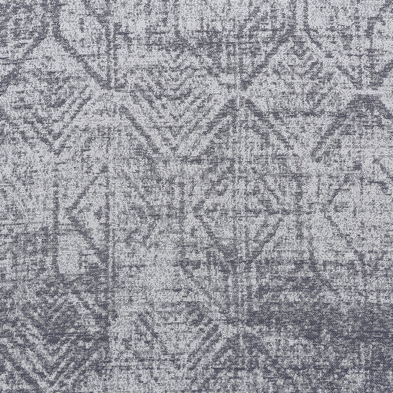 Distressed Global Blackout Lined Grommet Curtain Panel, Indigo, 50" W x 84" L