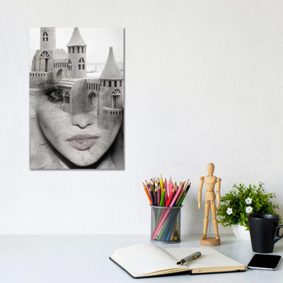 Sand Castle by Tatiana Amrein - Wrapped Canvas Print