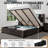 Lift Up Storage Wood Bed with Charging Station-98975032-98975031
