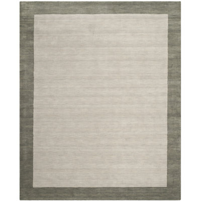 Tapis gris en laine Southbury