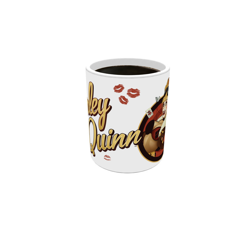 DC Comics Justice League (Harley Quinn Bombshell) Morphing Mugs Heat-Changing Drinkware - 11oz