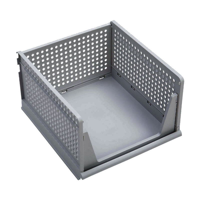 Rebrilliant Plastic Storage Tub & Tote, 25cm H x 43cm W x 38cm D, Gray