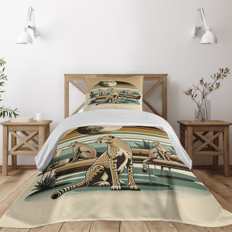 Polyester Coverlet, Twin Coverlet + 1 Standard Shams