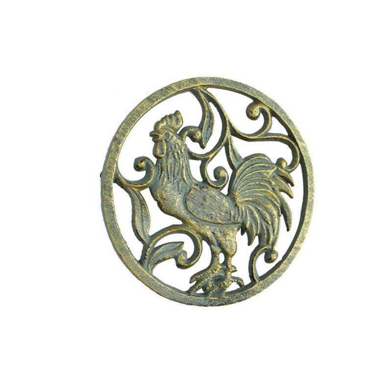 Coq en fonte, Bronze