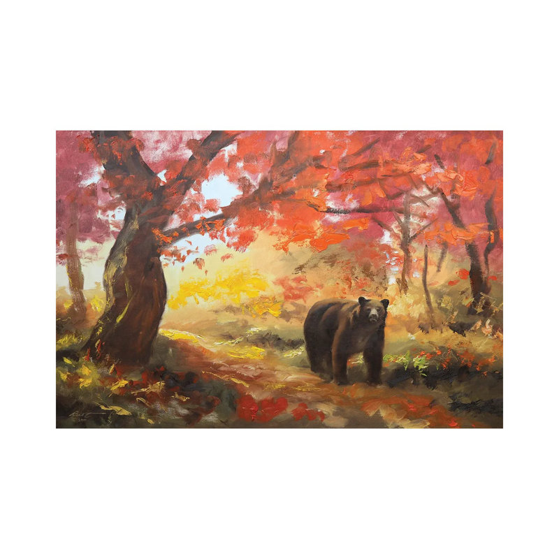 Bear, 20.32 cm H x 30.48 cm W