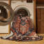 Tapis brun lavable à la machine-1138795725