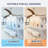 52" Solid Wood Blade Ceiling Fan with Light & Remote, 6 Speed, 3 Color, Reversible Motor-407394062