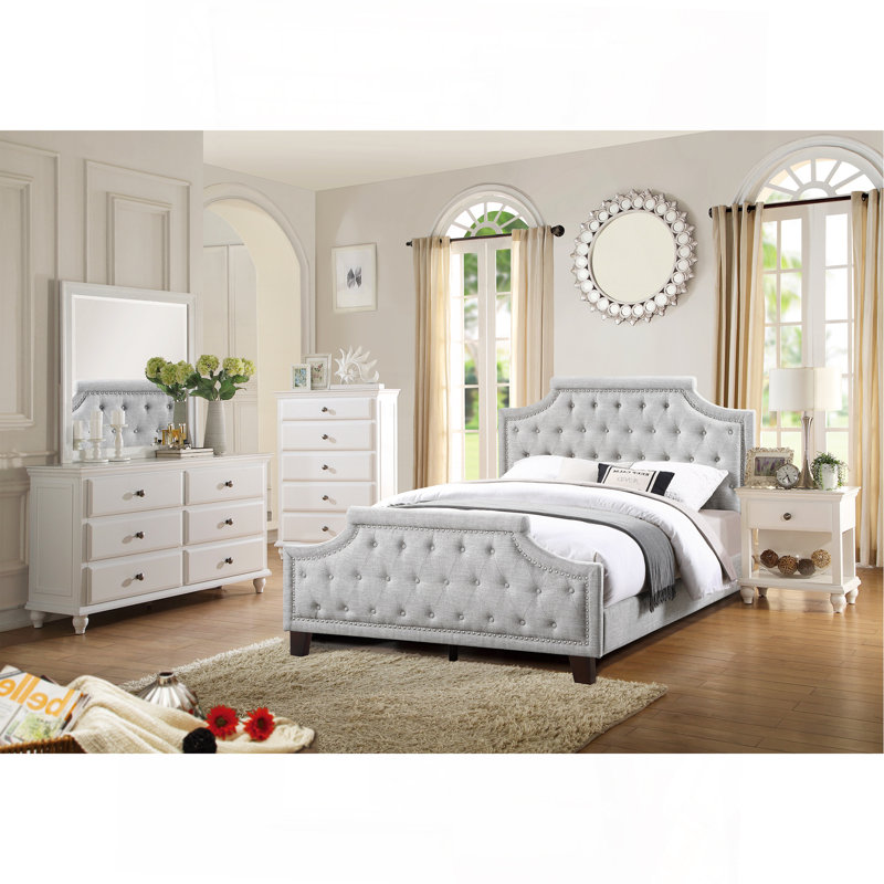 Full Bed, Gray