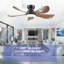 Ventilateur de plafond encastré avec lumière et télécommande / app-856862584-856862586