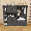 Armoire d'entrée avec tablettes et 4 crochets-309155752