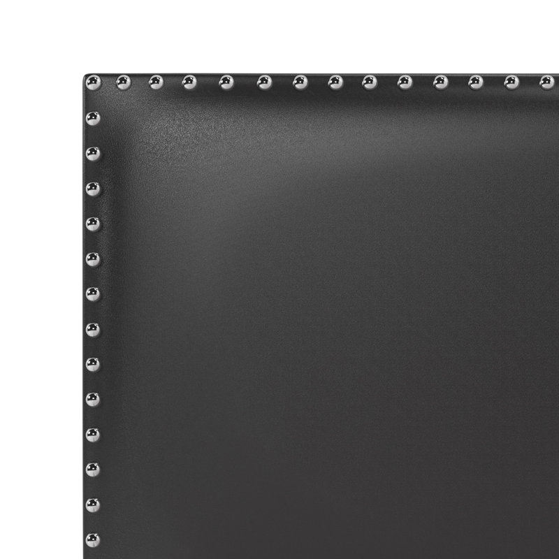 Takengon Upholstered Standard Bed, Queen, Black