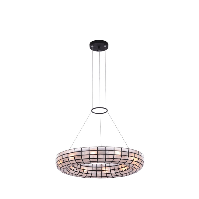 Sanibel 1 LT Matte Black Pendant Kalco