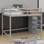 Lit mezzanine double avec garde-robe et escalier-987681279