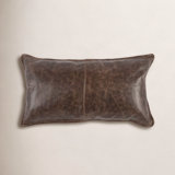 Kosas Home Cheyenne 100% Leather Throw Pillow