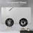 Wall Mounted Round Corner Bathroom Mirror