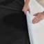 Protège-matelas imperméable, housse de matelas souple avec poche profonde de 18 po, noir-817598731