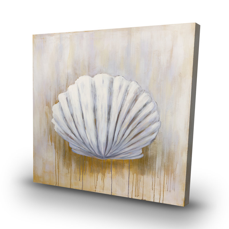 Feston shell - 32"x32" art on canvas