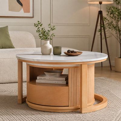 Round Nesting Coffee Table