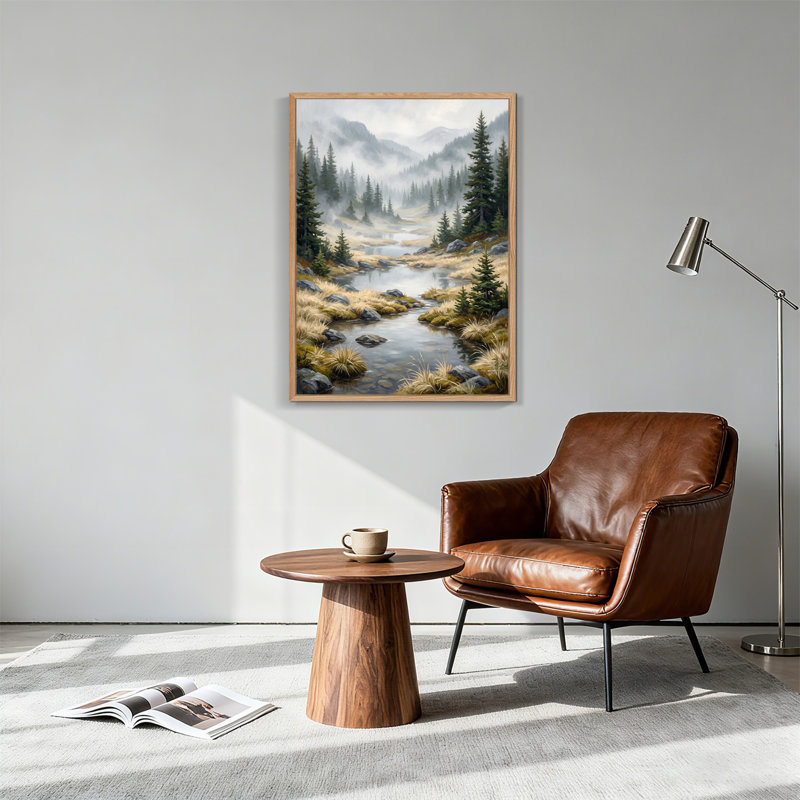 Art mural sur toile Misty, 24"H x 18"W